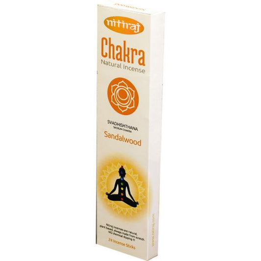 73117 Nitiraj Natural Chakras Incense - Sacrum Chakra