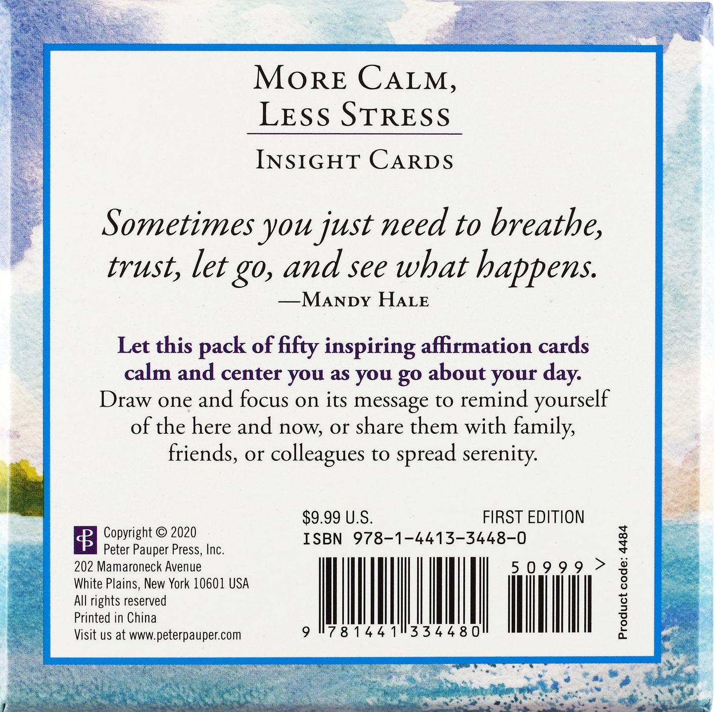 More Calm, Less Stress Insight Cards