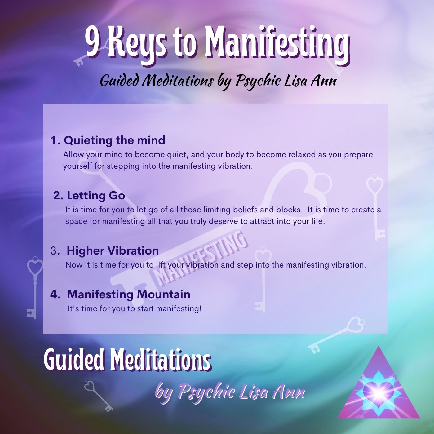 9 Keys to Manifesting Guided Meditation CD and Journal