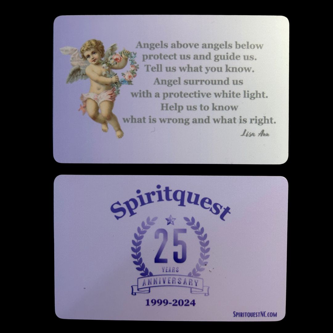 AWC02 Angel Prayer Wallet Card